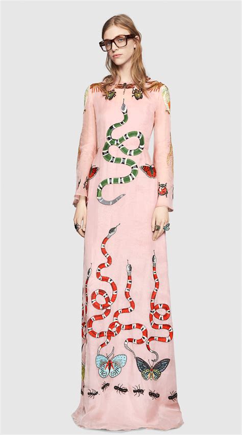 gucci fw16 17 snake dress|Gucci Fall 2016 Ready.